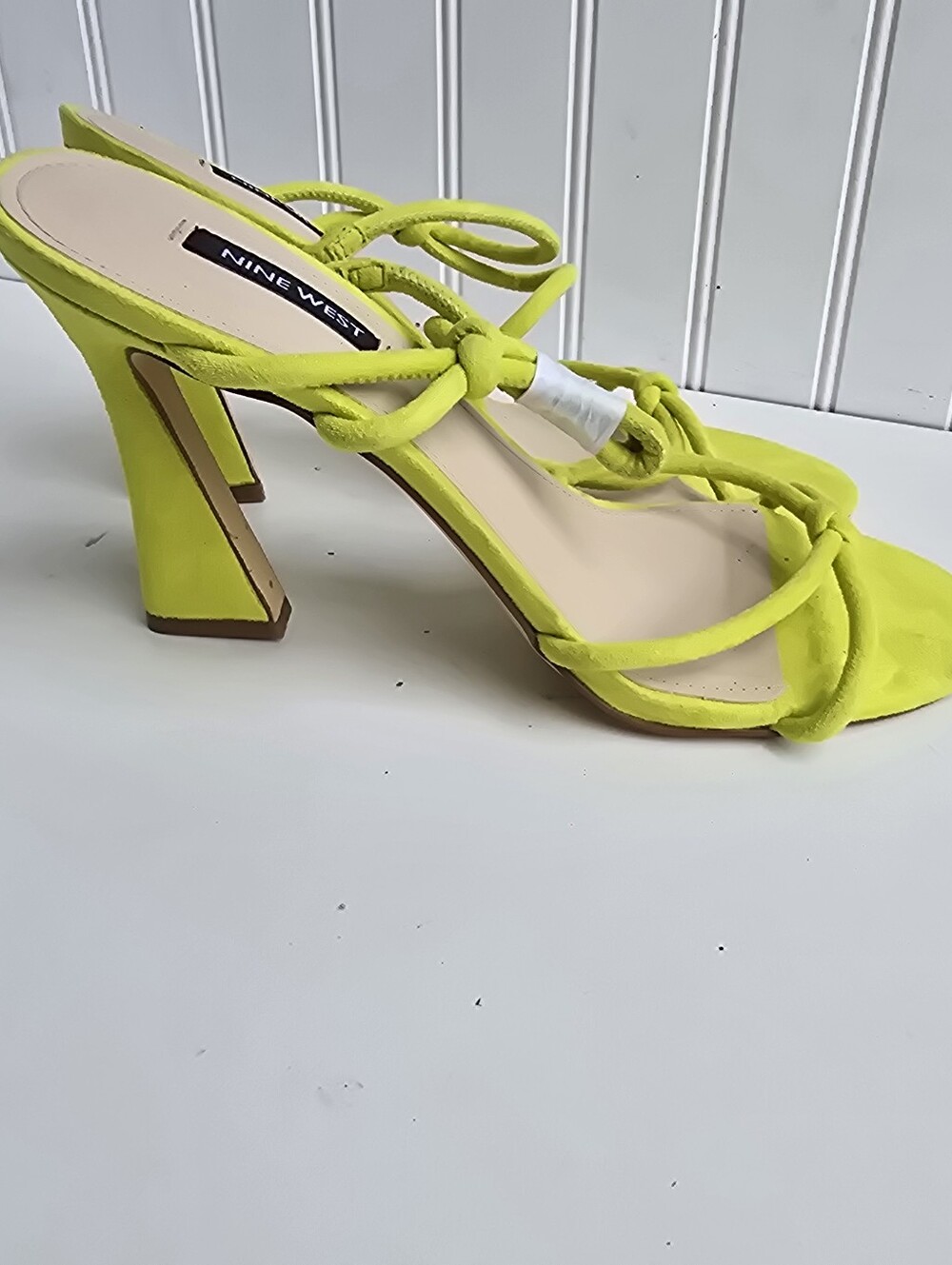Nine West Kims Heeled Slide Sandals, Green Women Size 12 M   Sv22